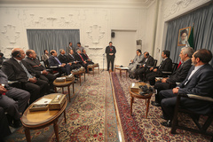 اعطای نشان عالی جمهوری اسلامی به سفیر ونزوئلا توسط رییس جمهوری 